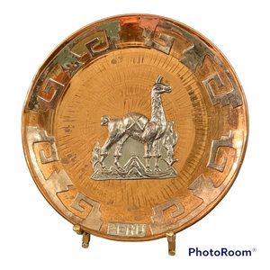 Peruvian Llama wall plate